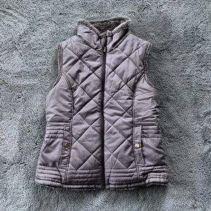 Women’s Grey/Brown Reversible Vest